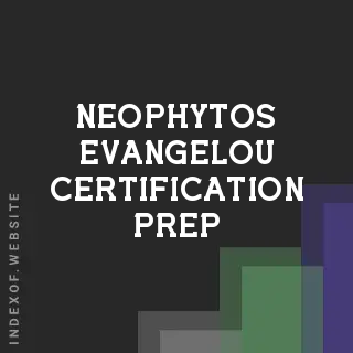 Neophytos Evangelou Certification Prep | Indexof
