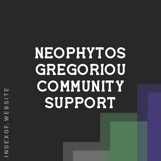 Neophytos Gregoriou Community Support | Indexof