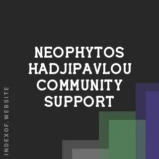 Neophytos Hadjipavlou Community Support | Indexof
