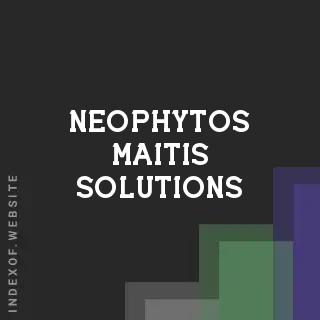 Neophytos Maitis Solutions | Indexof
