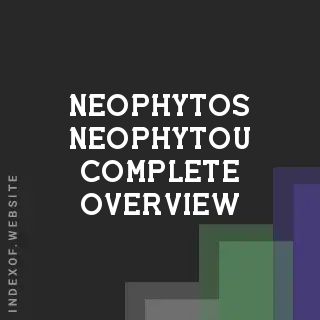 Neophytos Neophytou Complete Overview | Indexof