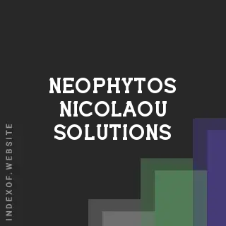 Neophytos Nicolaou Solutions | Indexof