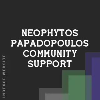 Neophytos Papadopoulos Community Support | Indexof