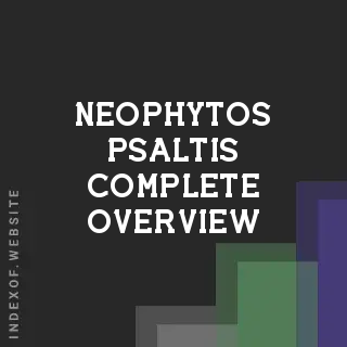 Neophytos Psaltis Complete Overview | Indexof