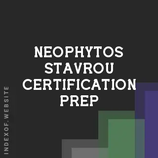 Neophytos Stavrou Certification Prep | Indexof