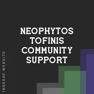 Neophytos Tofinis Community Support | Indexof