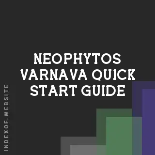 Neophytos Varnava Quick Start Guide | Indexof