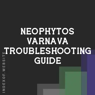 Neophytos Varnava Troubleshooting Guide | Indexof