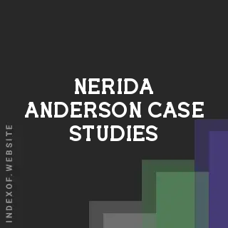 Nerida Anderson Case Studies | Indexof
