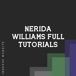 Nerida Williams Full Tutorials | Indexof