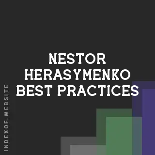 Nestor Herasymenko Best Practices | Indexof