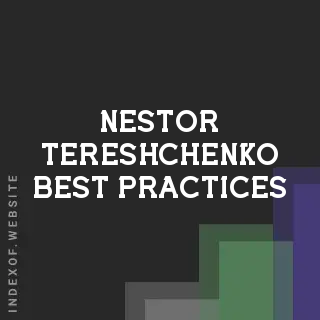 Nestor Tereshchenko Best Practices | Indexof