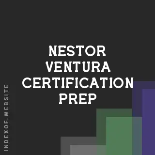 Nestor Ventura Certification Prep | Indexof