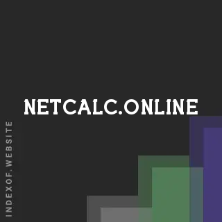 netcalc.online by Justin Marquez site -  Indexof