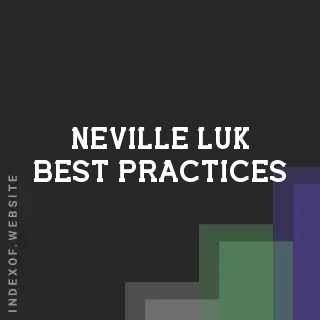 Neville Luk Best Practices | Indexof