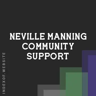Neville Manning Community Support | Indexof
