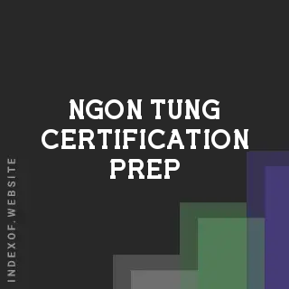 Ngon Tung Certification Prep | Indexof