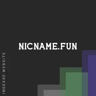 nicname.fun by Sindri Olafsson site -  Indexof