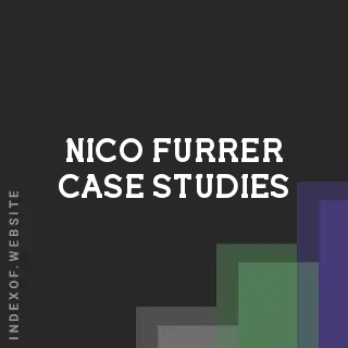 Nico Furrer Case Studies | Indexof
