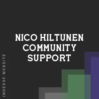 Nico Hiltunen Community Support | Indexof