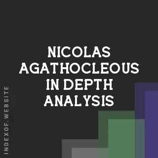 Nicolas Agathocleous In-Depth Analysis | Indexof