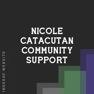 Nicole Catacutan Community Support | Indexof