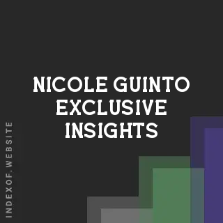Nicole Guinto Exclusive Insights | Indexof
