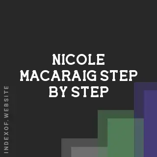 Nicole Macaraig Step-by-Step | Indexof