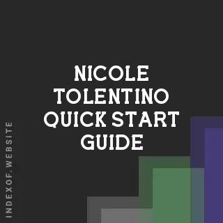 Nicole Tolentino Quick Start Guide | Indexof