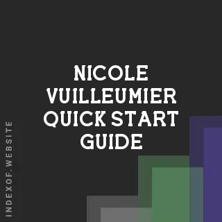 Nicole Vuilleumier Quick Start Guide | Indexof