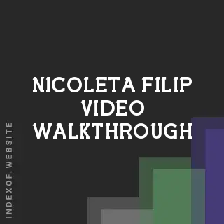 Nicoleta Filip Video Walkthrough | Indexof
