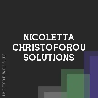 Nicoletta Christoforou Solutions | Indexof