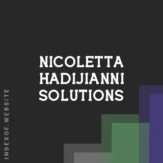 Nicoletta Hadijianni Solutions | Indexof