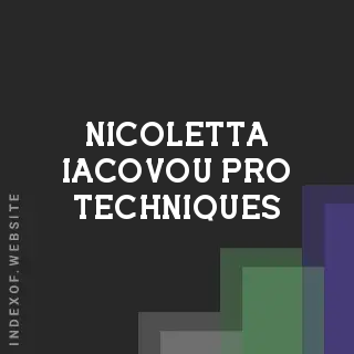 Nicoletta Iacovou Pro Techniques | Indexof