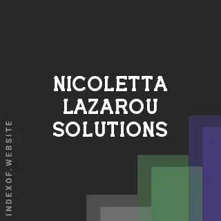 Nicoletta Lazarou Solutions | Indexof