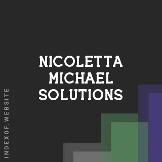 Nicoletta Michael Solutions | Indexof