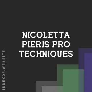 Nicoletta Pieris Pro Techniques | Indexof