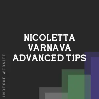 Nicoletta Varnava Advanced Tips | Indexof