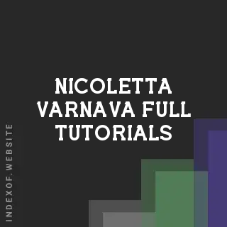 Nicoletta Varnava Full Tutorials | Indexof