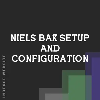 Niels Bak Setup and Configuration | Indexof