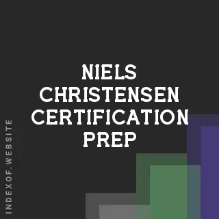 Niels Christensen Certification Prep | Indexof