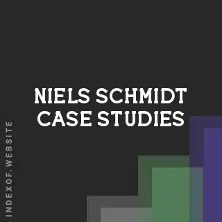 Niels Schmidt Case Studies | Indexof