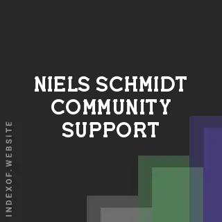 Niels Schmidt Community Support | Indexof