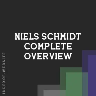 Niels Schmidt Complete Overview | Indexof