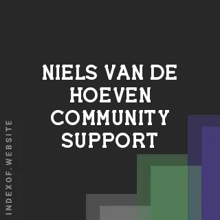 Niels van de Hoeven Community Support | Indexof