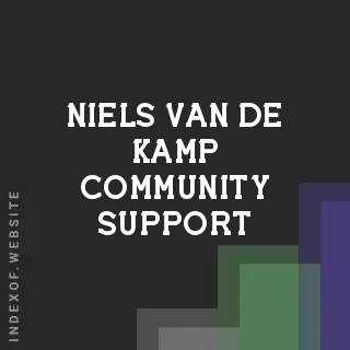 Niels van de Kamp Community Support | Indexof