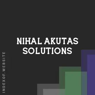 Nihal Akutas Solutions | Indexof