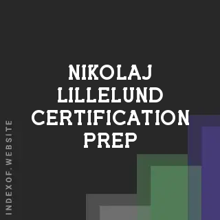 Nikolaj Lillelund Certification Prep | Indexof