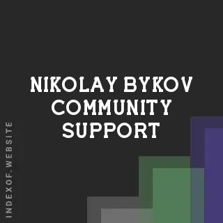 Nikolay Bykov Community Support | Indexof