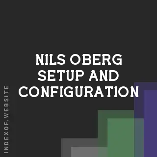 Nils Oberg Setup and Configuration | Indexof